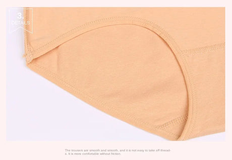 4Pcs/Lot High Waist Underwear Cotton Panties Women Body Slim Abdominal Underwear Plus Size Girls Briefs Female Lingerie Shaper
