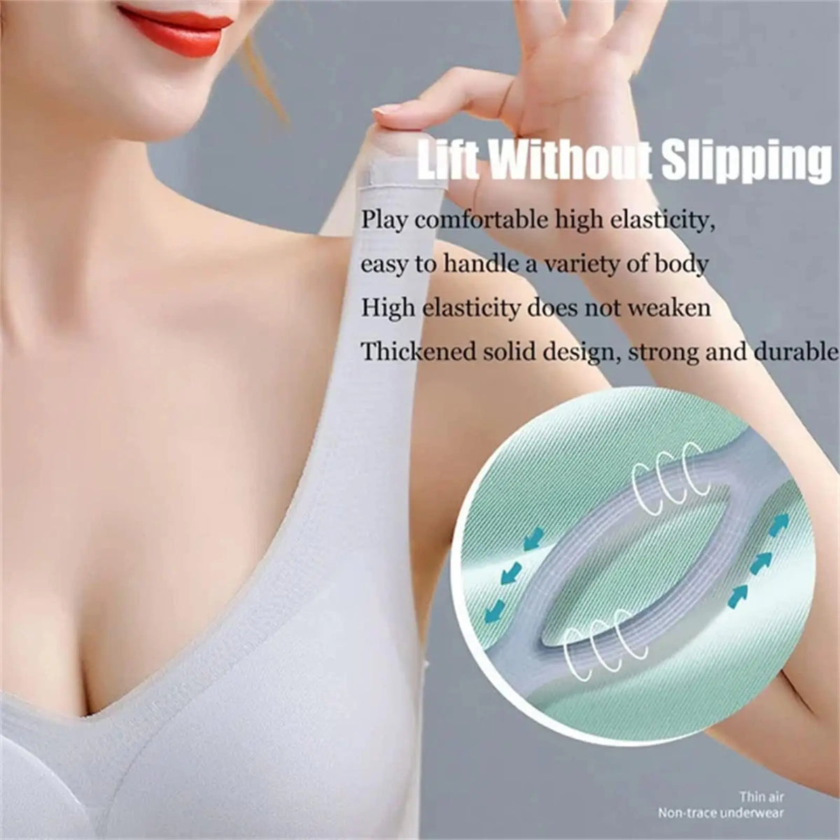 2024 Summer Seamless Ice Silk Ultra Thin Bra Ultra-Thin Ice Silk Bra Ice Silk Air Bra Ultra-Thin Ice Silk Lifting Bra