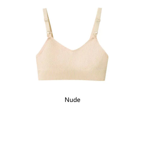 Women'S Breastfeeding Underwear Comfortable Without Steel Rings And Anti Sagging Gathering Breastfeeding Bra