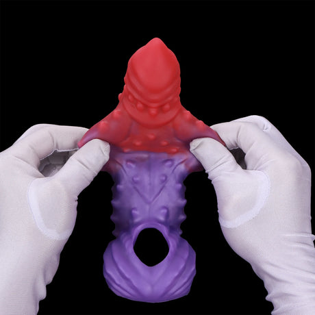 3sizes Silicone Penis Ring Men Penis Sleeve Cock Sleeve Dick ring Enlargement Delay Ejaculation Cock Ring Reusable Condom Sextoy