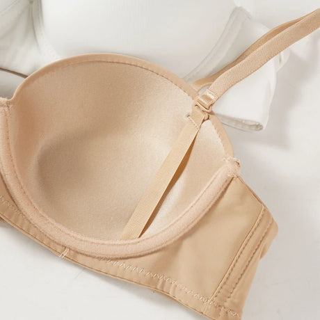 Half-cup Non-slip Strapless Bras for Women Push-up Seamless Underwear Prevent Sagging Small Busts Bra