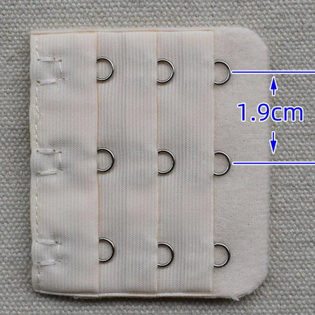 3-Row 3-Hook Bra Extender with Stainless Steel Hooks for Bras, Adjustable Extra Length Soft Velvet Back Closure (Multi Colors)