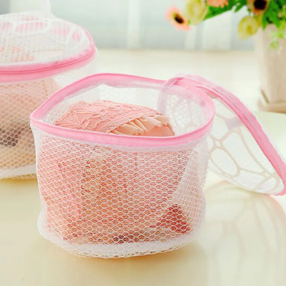 Women Lingerie Bra Underwear Laundry Washing Bags Net Mesh Clothes Sock Washing Organizer Zip Bags Hosiery Saver Bras Protector