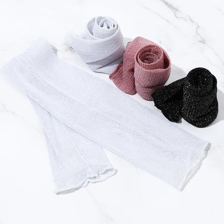 Cycling Bike Thin Arm Warmers Breathable Sunscreen Long-Sleeved Sun Protection Sleeves Driving Gloves Mesh Lace Gloves