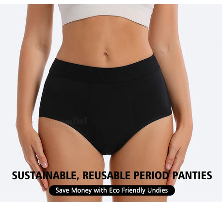 3PCS/Lot Menstrual Panties Woman Very Abundant Flow Menstruation Underwear High Waist Leak Proof Period Panties for Girls Set