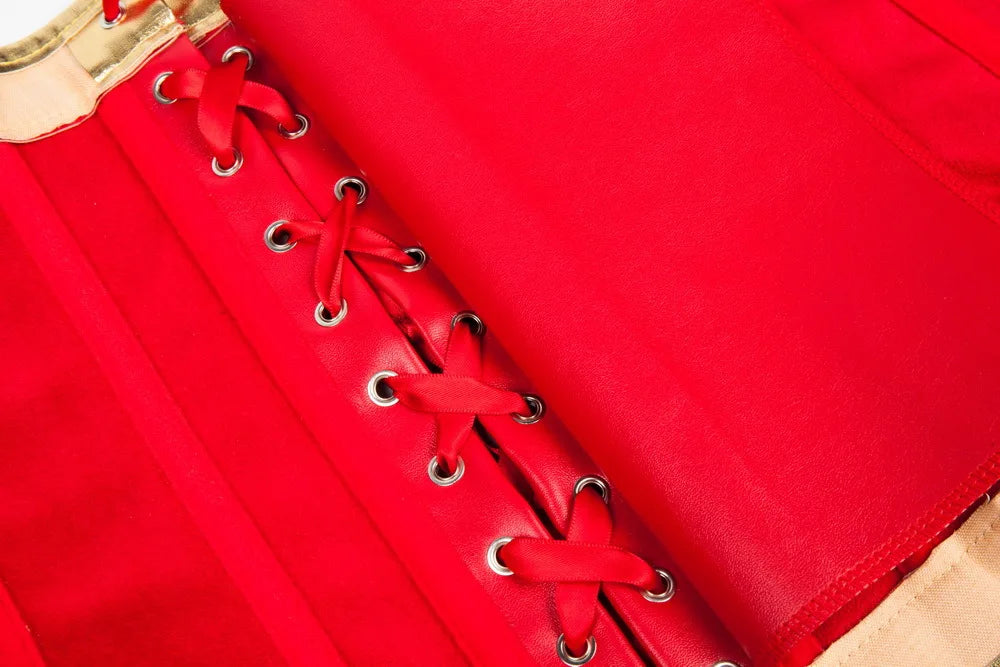 red corset