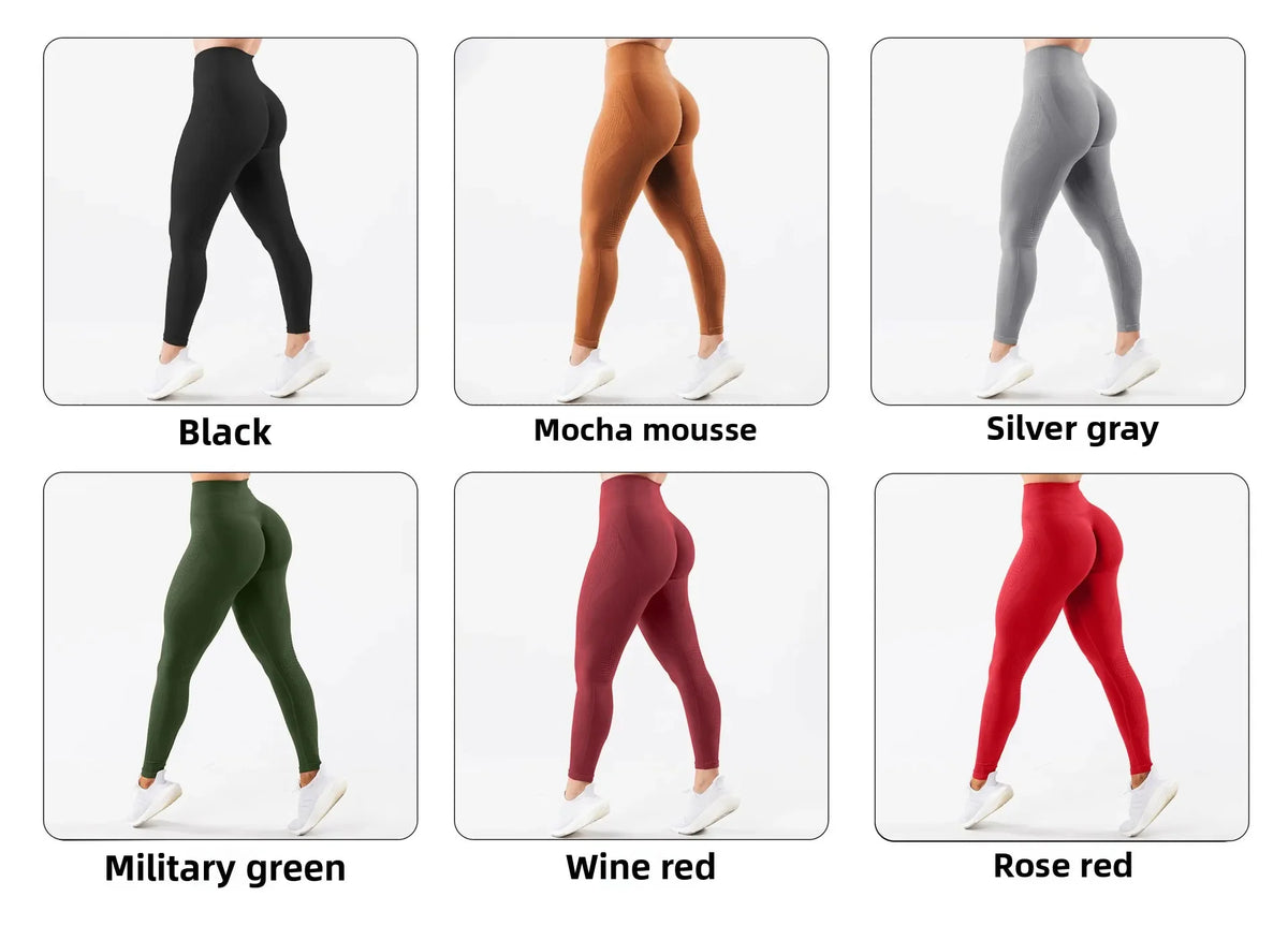 Women's Leggings Seamless Peach Hip Yoga Pants for Women, High Waist, Waist and Hip Lifting Fitness Pants