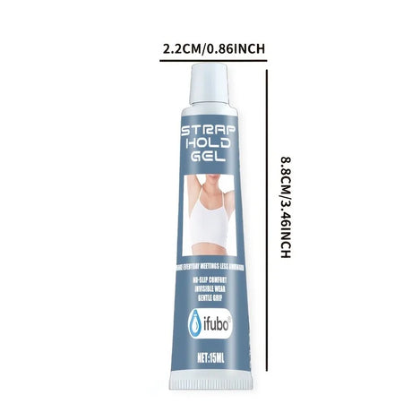 Bra Strap Anti-Slip Adhesive | Invisible Seamless | Prevents Slipping for Socks/Tube Tops/Shoulder Bag Straps
