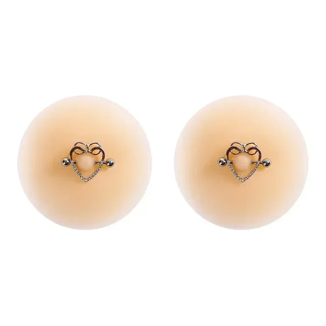 Tornova Solid State Rubber Nipple Patch Invisible and Traceless Solid Chest Patch Women's Sexy Breast Patch Nipple Decoration
