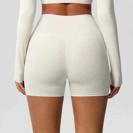 Solid Color Yoga Pants With Pockets Quick Drying High Waisted Gym Push Up Yoga Shorts for Woman Breathable Workout Fitness Short