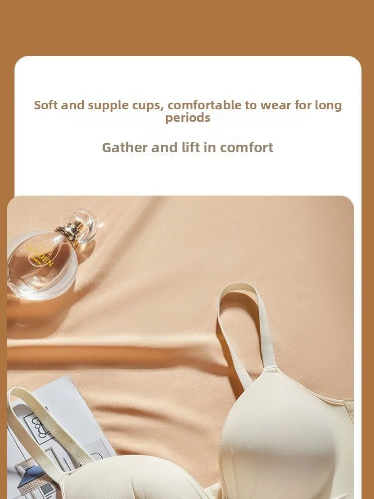 12CM Extreme Push Up Bra for Small Breast, Ultra Thick Pad Wireless Plunge Lingerie, Sexy Padded Bra to Enhance Curves