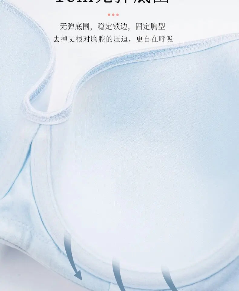 Womens Seemless Balconette Lightly Padded Push Up Bras Full Cup Support Underwire Female Lingerie 34 36 38 40 42 C D E F G H