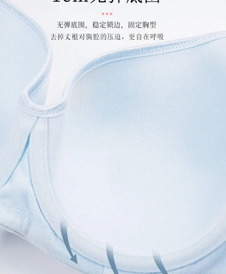 Womens Seemless Balconette Lightly Padded Push Up Bras Full Cup Support Underwire Female Lingerie 34 36 38 40 42 C D E F G H