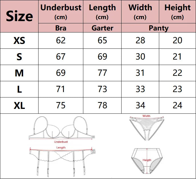 New Erotic Set See-Through Embroidered for Women's Lingeries Sexy Eyelash Lace Body Shaping Lingerie Four-Piece Set Sexy Hot