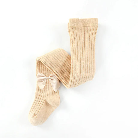 Baby Pantyhose Girls Tights Toddler Girl Winter Clothes Cute Girl Bow Pants Cotton Breathable Stockings Knit Kid Tights