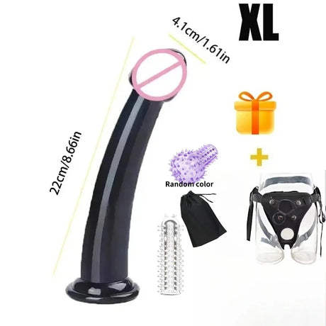 Vaginal Masturbators 4 Sizes False Penis Wearable Strapon Penis Pants Lesbian G Spot for Women Black Dildo Stimulator Strap Cat