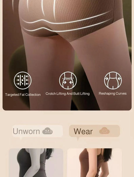 Seamless Shaping High Waist Panties Butt Lifting Tummy Control No Wedgie Yoga Women 10A Antibacterial Breathable Briefs