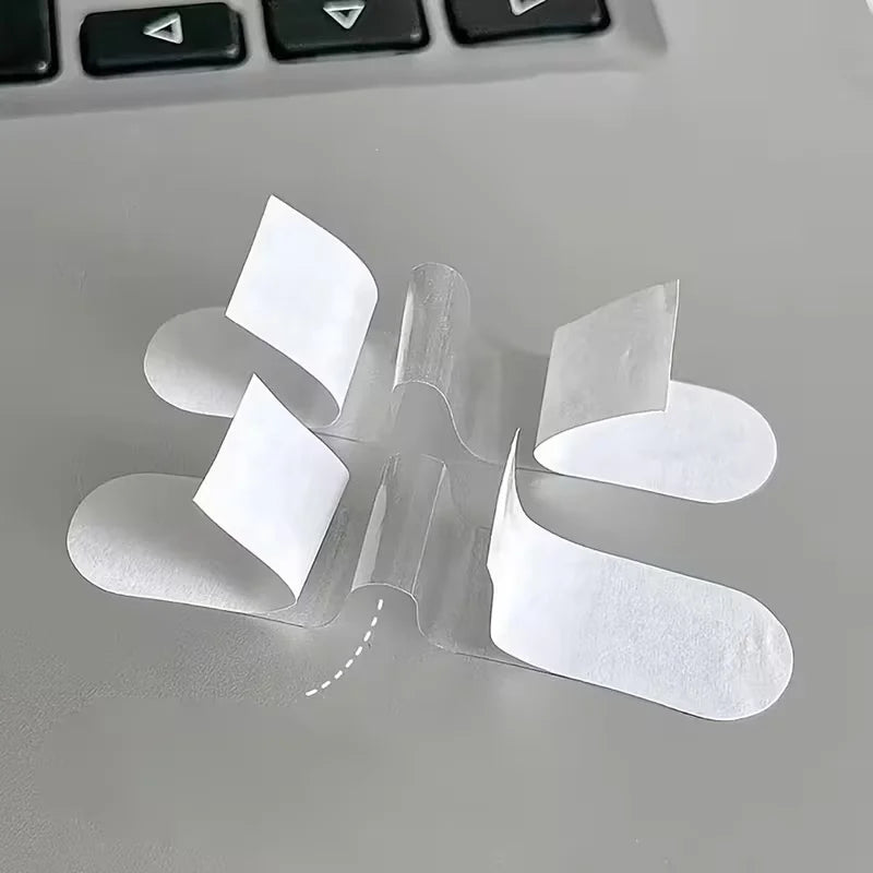 50pcs Double-Sided Underwear Clothing Tape Invisible Transparent Clothes Body Transparent Easy Tear Tape