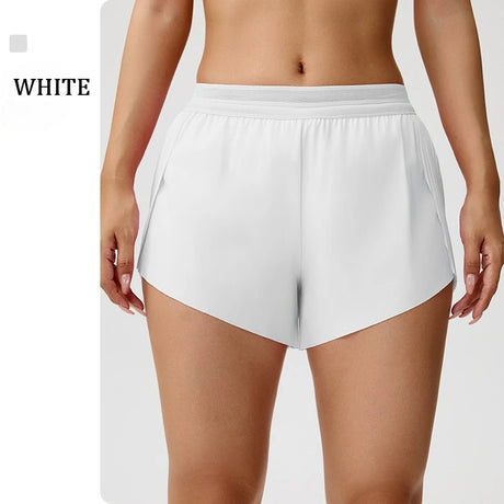 Cooling Mint Fitness Shorts Women's Three-quarter Length Tennis Yoga Pants Hidden Pocket Quick-drying Sports Fitness Shorts