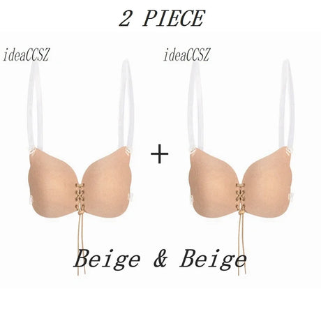 Underwear Women Self Adhesive Bras Female Nubra Magic Bra Invisible Push Up Silicone Sticky Fly BH Women Sexy ABCDEF