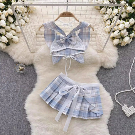 Women Sets Ruffled Apron Shorts Headband Maid Cosplay Costume Rabbit Officer Party Park Performance Sexy Suits Hotsweet Clothes