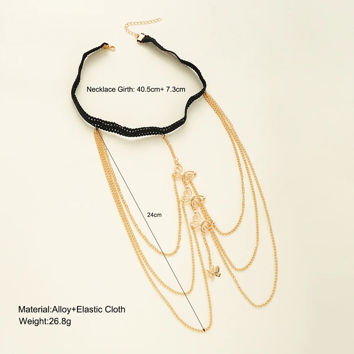 Bohemia Multi Layer Butterfly Tassel Leg Chain for Women Fashion Sexy Metal Bodychain Beach Thigh Leg Chain Jewelry Accessories