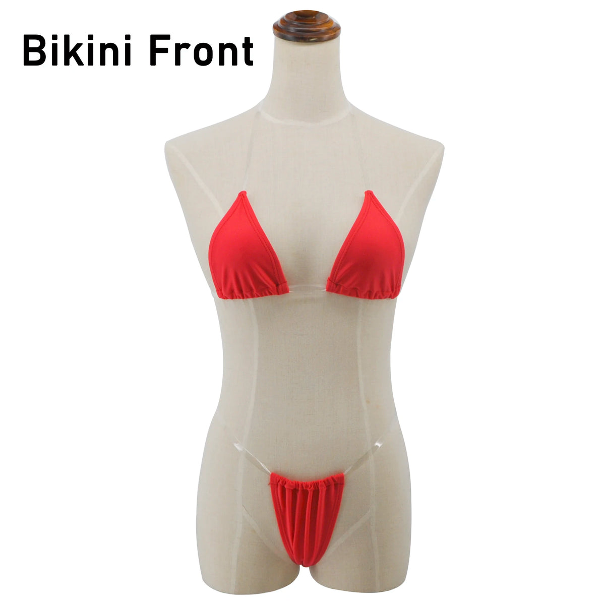 Clear Strap Bikini for Women Thong Swimsuit Invisible Straps Bikinis Thongs Bathing Suit Sexy Brazilian String Tanning Swimsuits