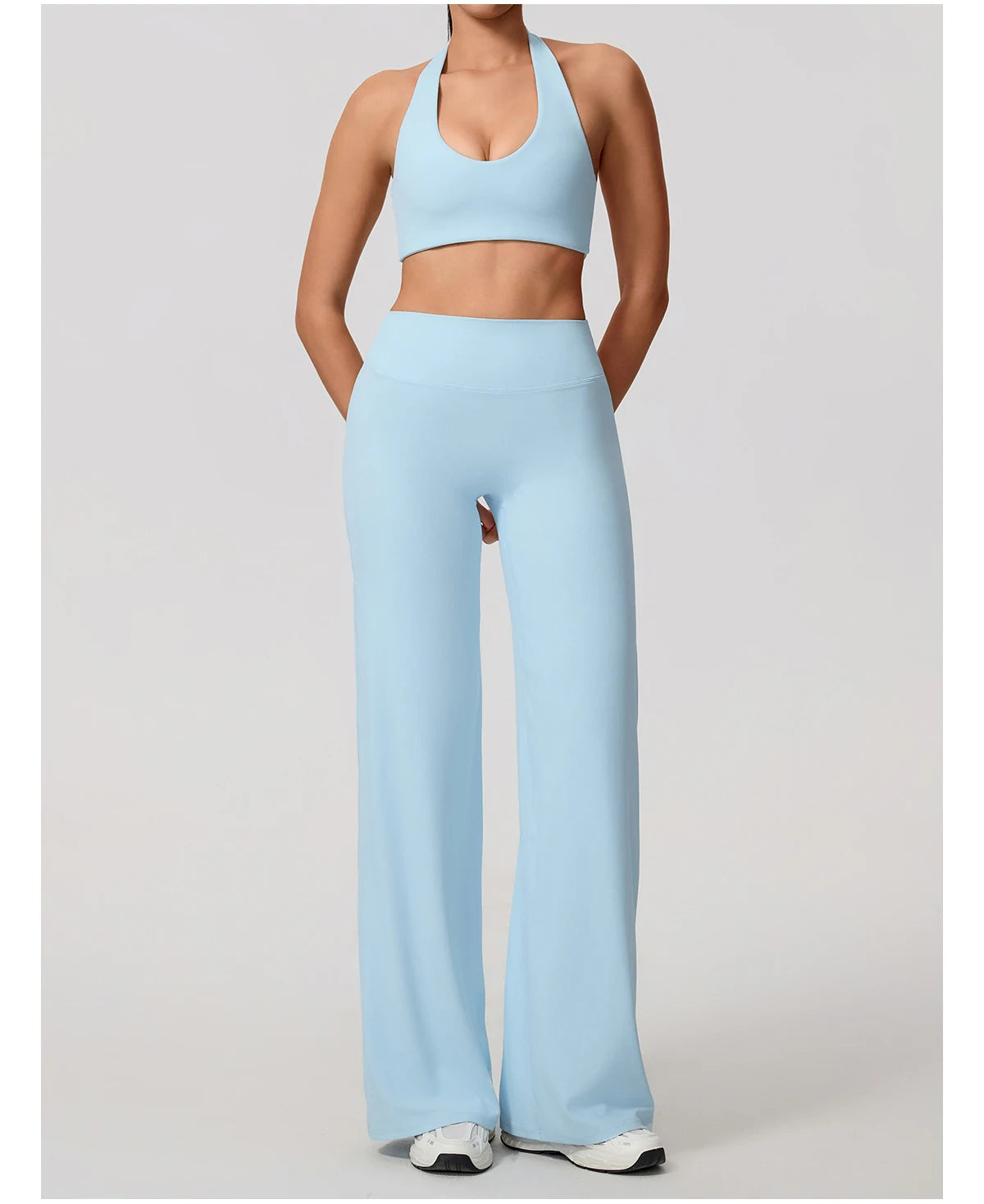 New Summer High Waist Wide-Leg Yoga Joggers Women's Autumn Casual Outdoor Sweatpants Female Straight Tracksuit Bottoms
