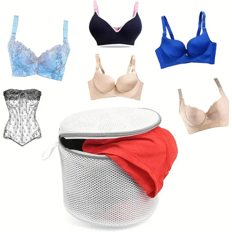 1/2/3pcs-Women Lingerie Bra Underwear Laundry Washing Bags Net Mesh Clothes Sock Organizer Zip Bags Hosiery SaverBras Protector