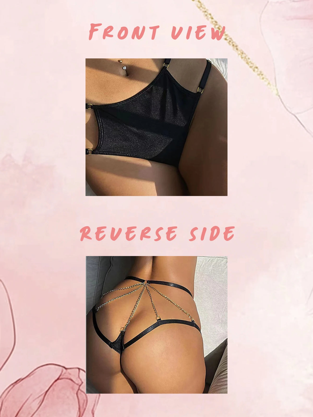 Lace thongsheer thongadjustable thongwomen's pantiesblack thongsexy panties ladies gift