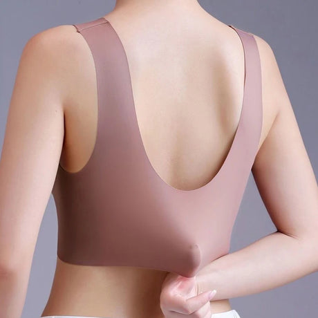 FINETOO 4Pcs Plus Size Sexy Crop Tank Top Seamless Bra Push Up Women Bras Wireless Bralette Femme Underwear Sports Lace Lingerie