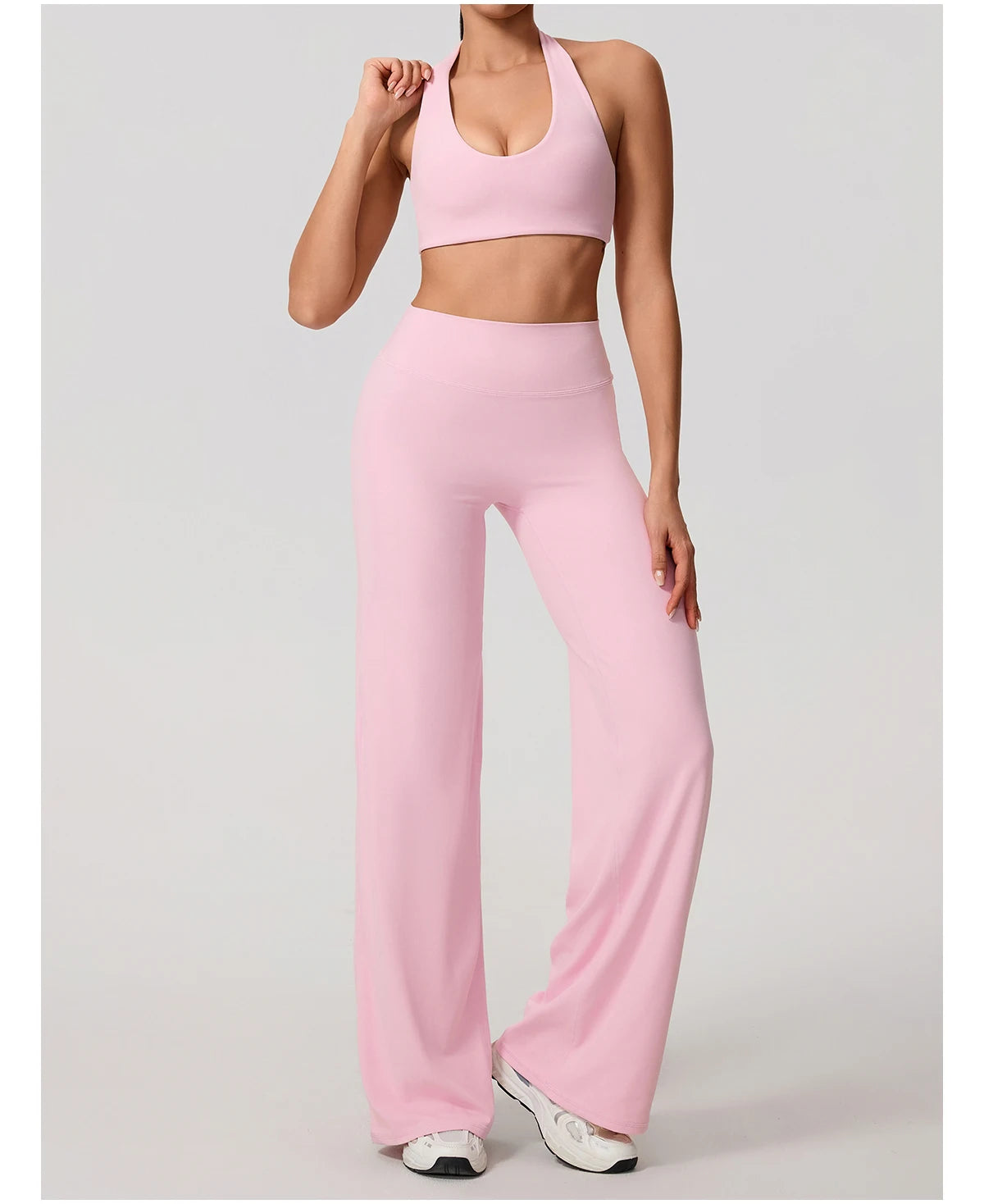 New Summer High Waist Wide-Leg Yoga Joggers Women's Autumn Casual Outdoor Sweatpants Female Straight Tracksuit Bottoms