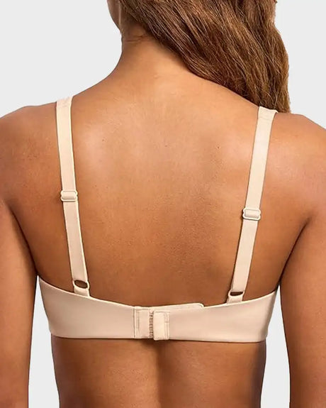 Large Size Underwire Full Support Seamless Unlined Balconette Bra Underwear Solid Color Comfortable Sports Yoga No Trace Bra