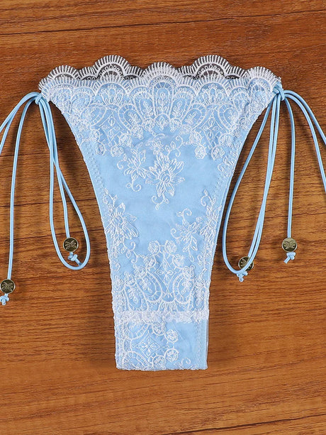 ZRTAK Sexy Lace Bordered Bikini Micro Thongs Bathing Suit Swimsuit Women Biquini Bandage Beachwear Swimwear 2 Piece Bikini Sets