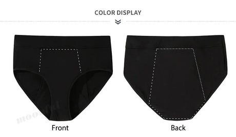 4 Layer Very Abundant Bamboo Period Panties for Heavy Flow Women Menstrual Panties Overnight High Waist Period Underwear