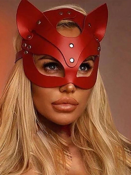 Exotic Leather Mask Women Men Cosplay Blindfold Games Half Face Mask BDSM Gothic Sex Toy Party Masquerade Ball Fancy Masks