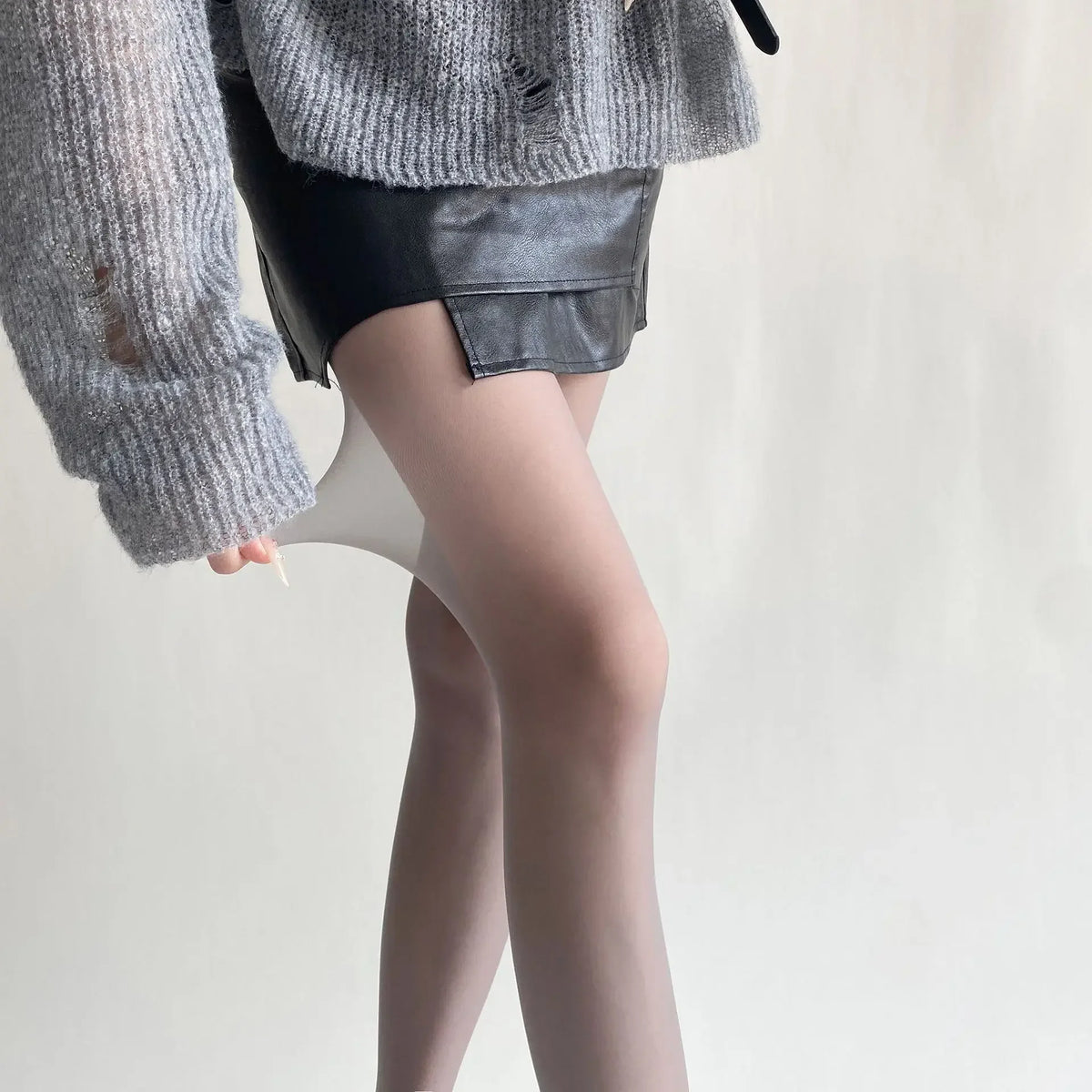 Blue Green Ultra-thin Nylon Thigh High Stockings Pantyhoses Women Sexy Women Tights Velvet Sexy Lingeries Hosiery Body Stockings
