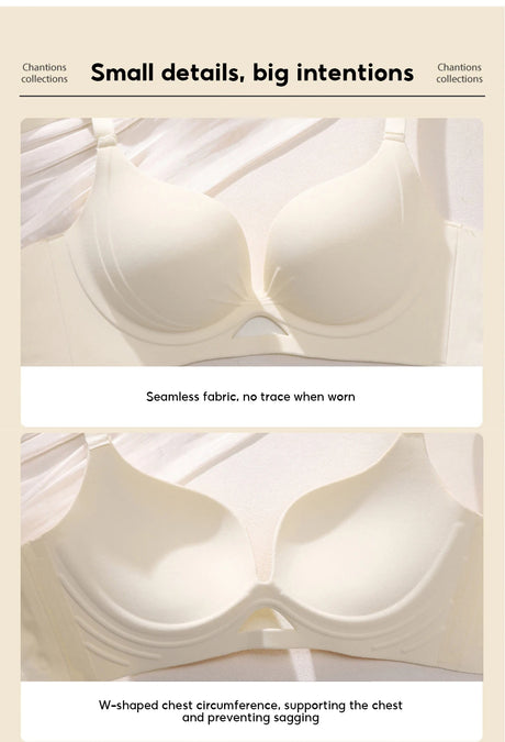 FallSweet Small Chest Sexy Push Up Bra for Women Seamless Bras Everyday Lingerie Comfortable Underwear Thick Bralette 32-38AB