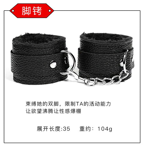 Women BDSM Sexual Couples Kit Adult Sexy Erotic Accessories Handcuffs for Men Gay Session Anal Plug Sex