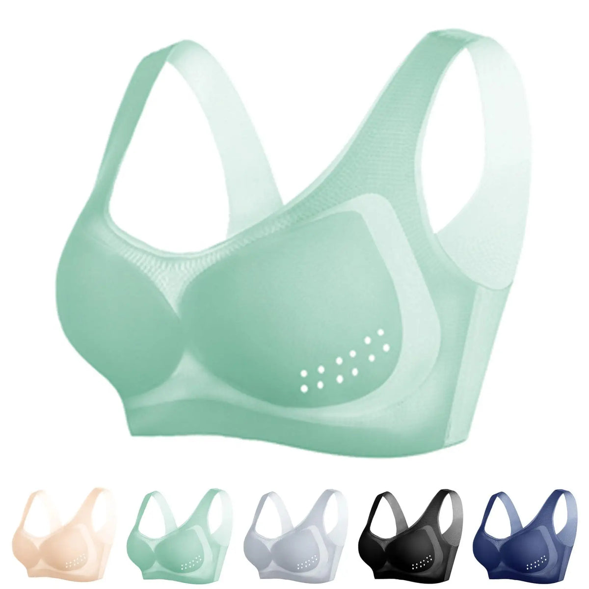 2024 Summer Seamless Ice Silk Ultra Thin Bra Ultra-Thin Ice Silk Bra Ice Silk Air Bra Ultra-Thin Ice Silk Lifting Bra