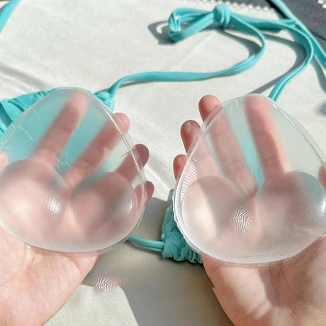 Invisible Push-up Silicone Bra Pads New Thicken Women Bikini Inserts for Swimsuit Chest Pad Skin Color Enhancers Nipple Cover