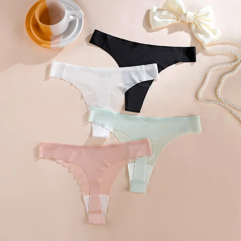 Seamless Sexy Women Panties Underwear Thong Intimates G String Ladies Low-Rise Briefs Female Panty Set Lingerie Size S-XL