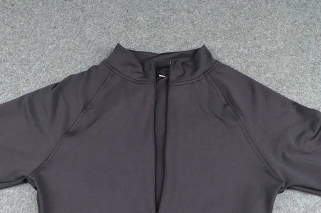 Sexy Long Sleeve Bodysuits for Women Solid Half High Neck concealed zipper Long Sleeve Jumpsuits Streetwear Casual Slim Fit Top