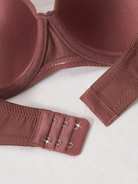 5Pcs Detachable Strap Bandeau Bras Solid Strapless Push up Bra for Women Daily Invisible Lingerie