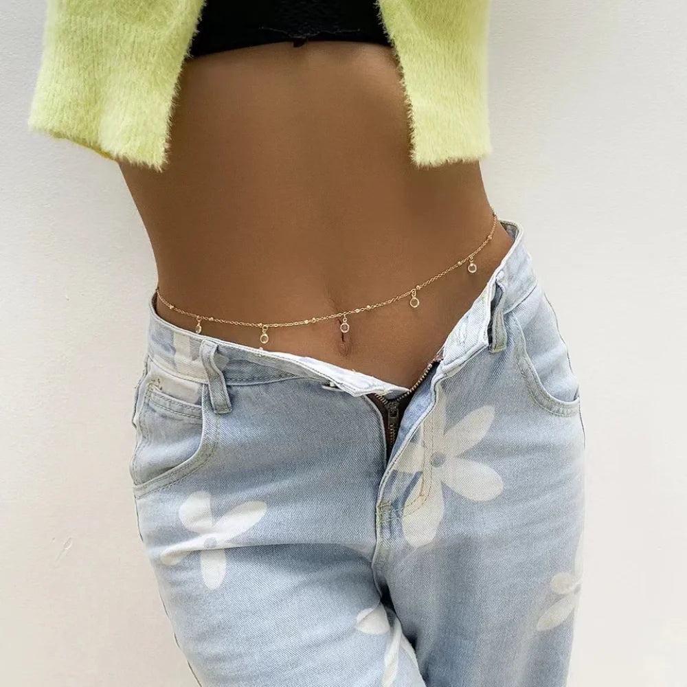 Sexy Belly Belt Waist Chain Women Summer Beach Bikinis Festival Accessories Body Jewelry Body Chain Fashion Jewelry Accessories