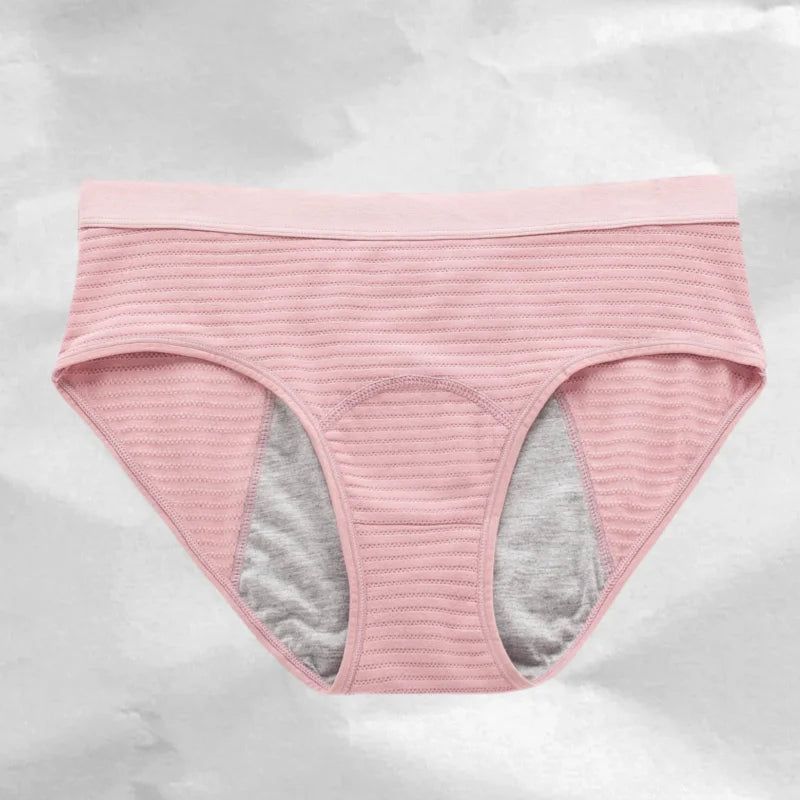2PCS/set Leak Proof Menstrual Panties Cotton Shorts for Women Waterproof Briefs Intimates Physiological Female UnderwearXS-2XL