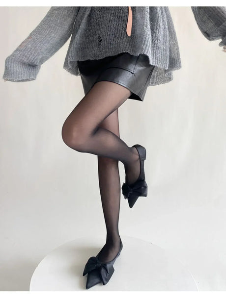 Blue Green Ultra-thin Nylon Thigh High Stockings Pantyhoses Women Sexy Women Tights Velvet Sexy Lingeries Hosiery Body Stockings
