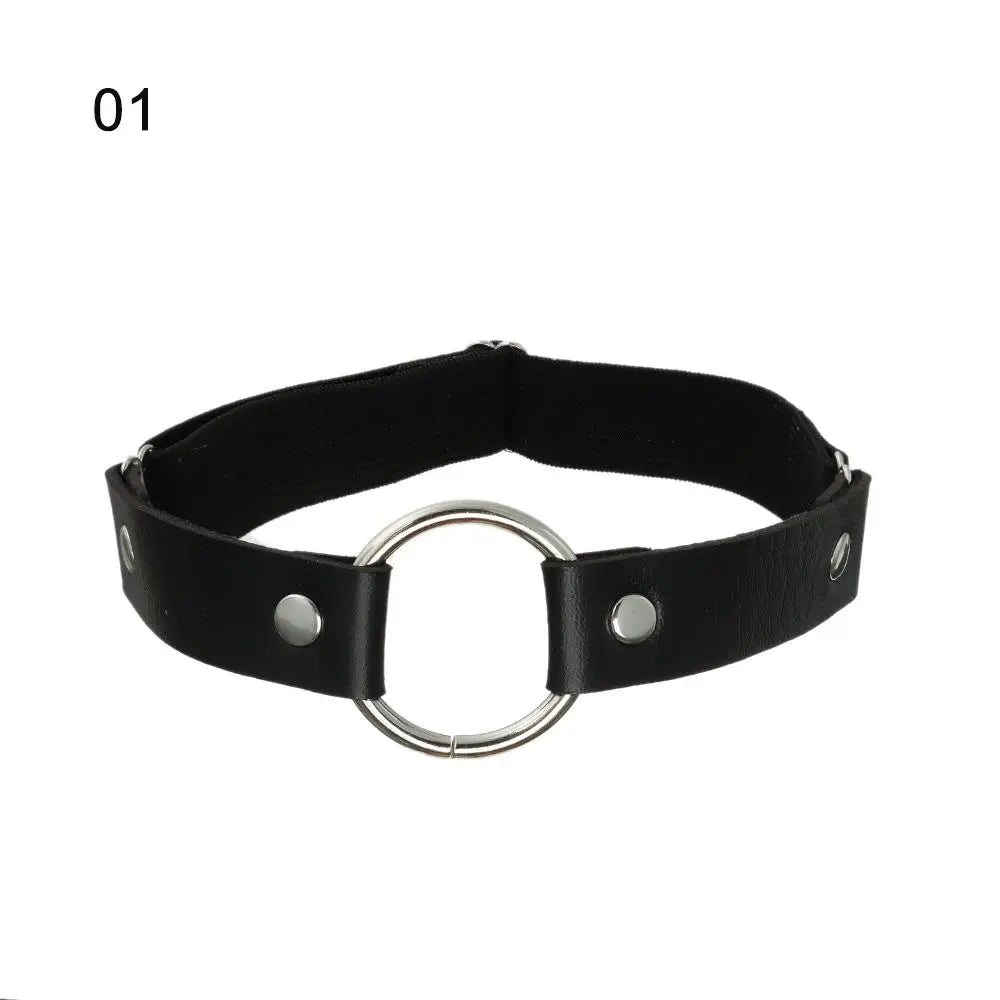 New Womens Sexy Punk Elastic Bondage Harness Garter Belts Cat Leg Chain Cosplay Spike Elastic Thigh Ring Garter Body Jewelry