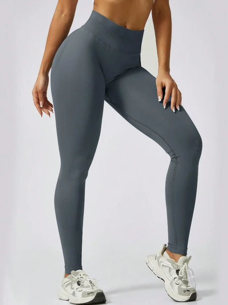 Women's Gym Tight Pants Seamless Yoga Pants Hip Lifting Workout Leggings Fitness Running Compression Sports Tights