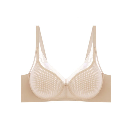 Big Chest Appears Small Bra for Women Lightweight Breathable Seamless Soft Support Breast Collection Anti Sagging Bra OWD6105